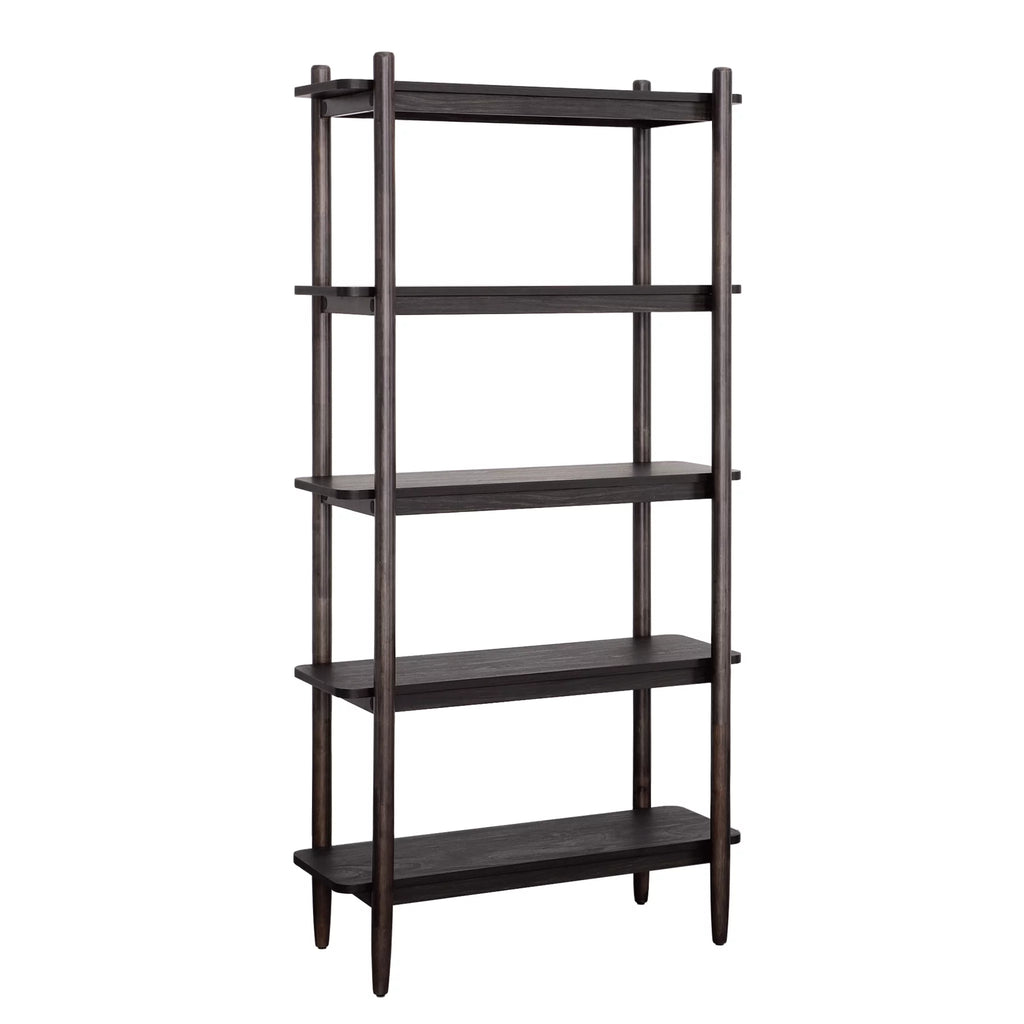 5 Shelf Wood Bookcase I407