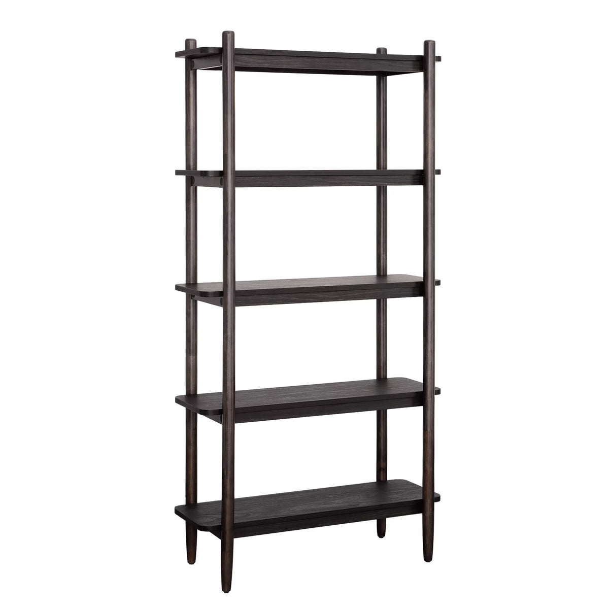 5 Shelf Wood Bookcase I407