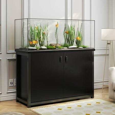 55-75 Gallon Aquarium Stand with Cabinet and Charging Station T26547