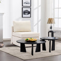 Cream Fabric Armless Modular Sofa Chair G933