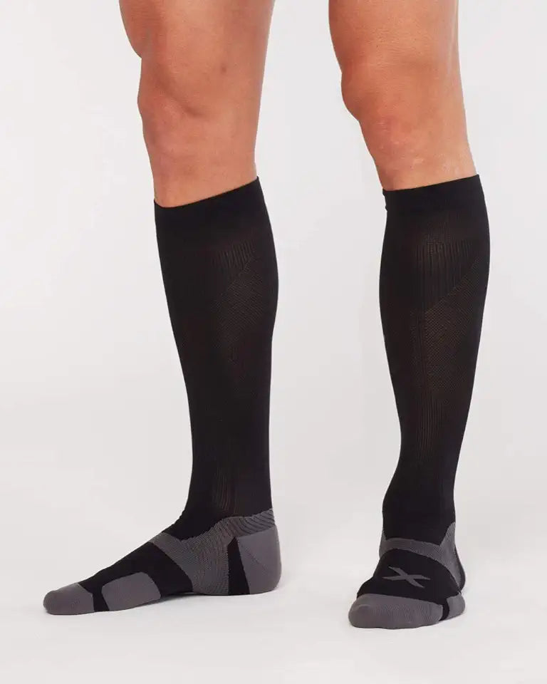 Black Large Full Length Compression Socks J1481