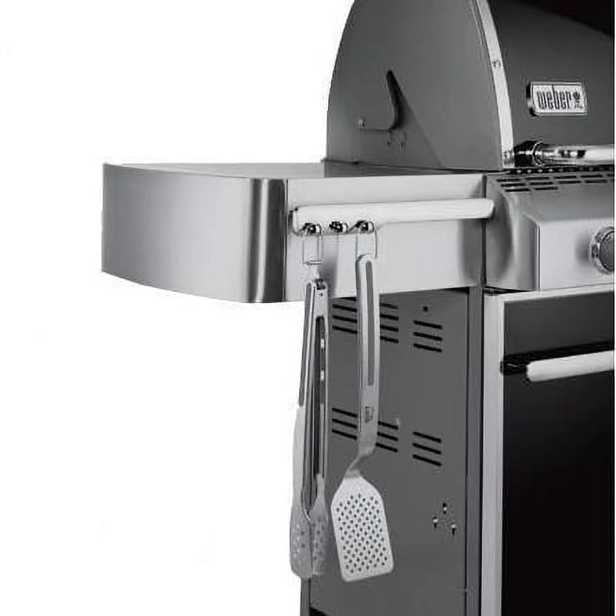 Black Natural Gas Grill with Rotisserie E646