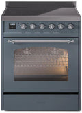 Blue Grey Induction Range with Electric Oven M5141
