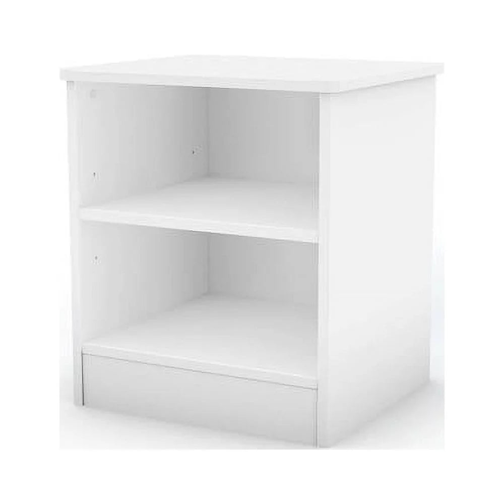 White 2-Shelf Nightstand K4962
