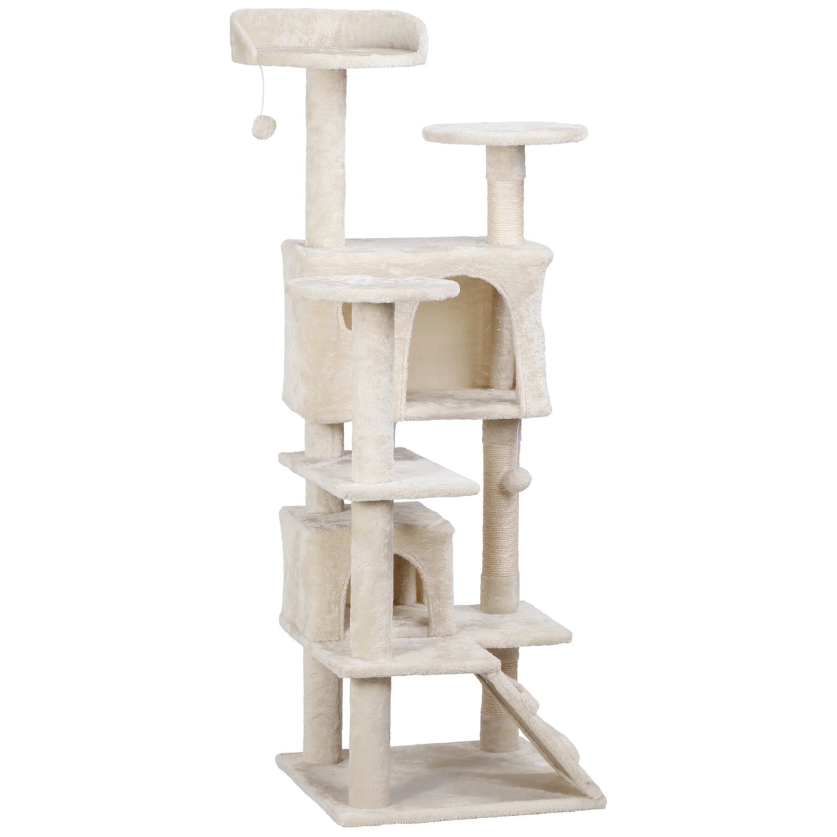 53" Cat Tree Tower with Scratching Board Z517