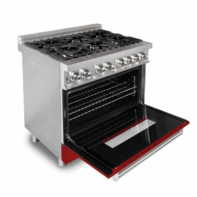 6 Burner Dual Fuel Range Stainless Steel E85879