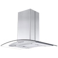 36" Island Ceiling Mount Range Hood Stainless Steel Glass R758872