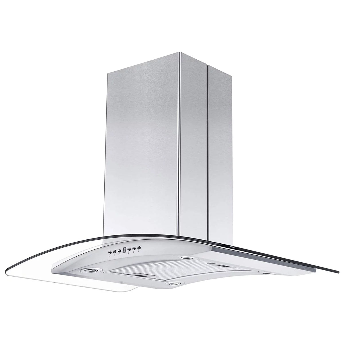 36" Island Ceiling Mount Range Hood Stainless Steel Glass R758872