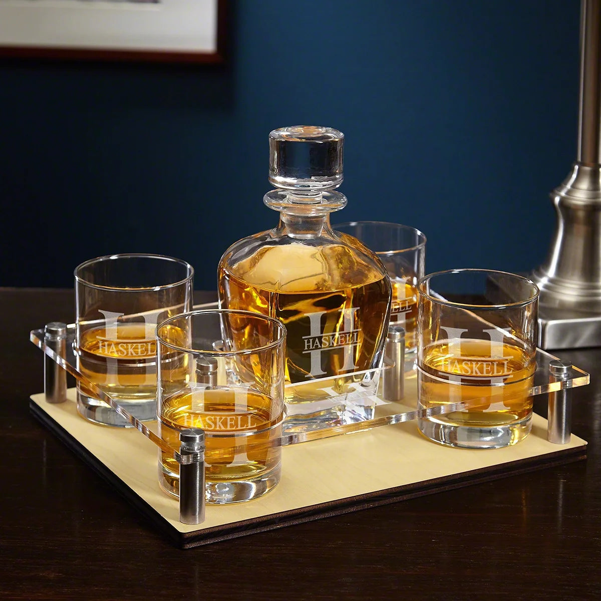 Engraved Presentation Set with Decanter & Glasses G58206