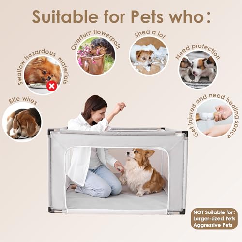 42x42x26 Inches Dog Playpen with Door V874