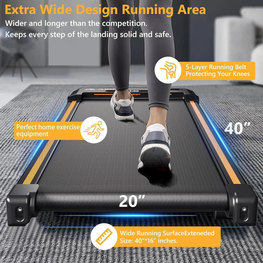 Under Desk Treadmill 2 in 1 Black P984396