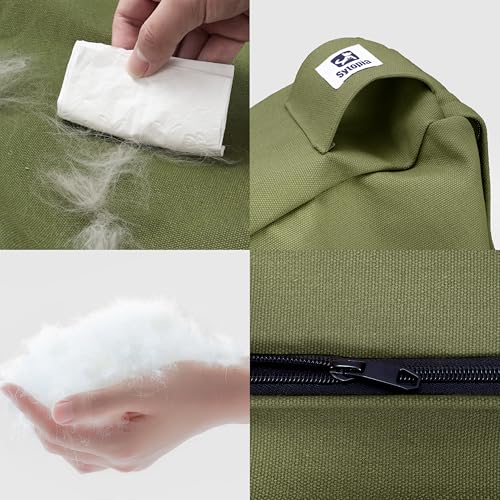 42-Inch Canvas Waterproof Washable Outdoor Dog Bed Z20859