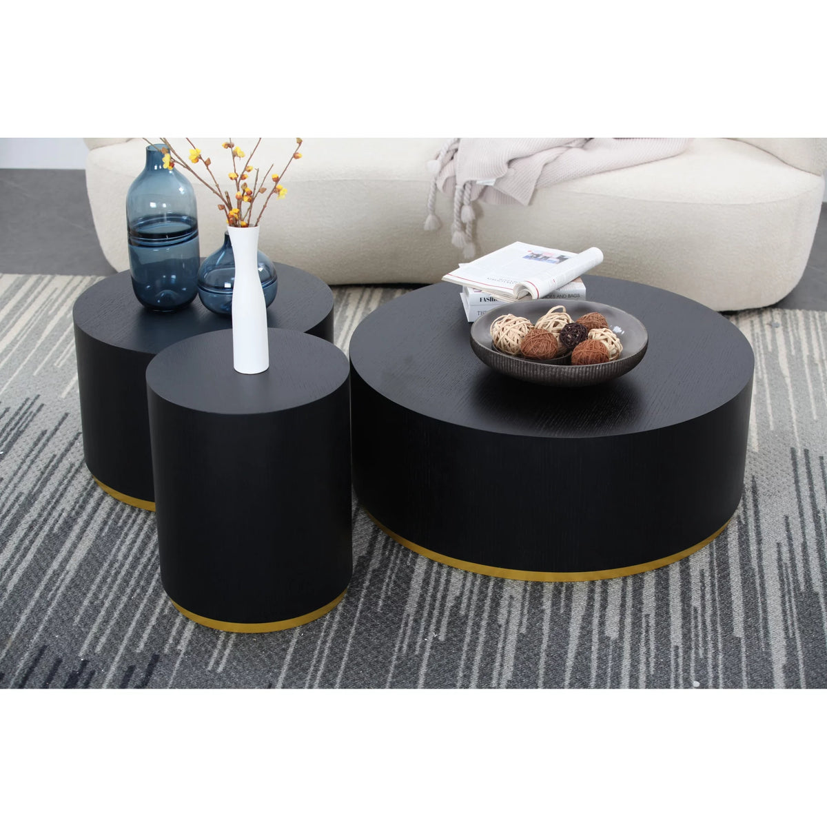 Round Coffee Table Side Table End Table J537030