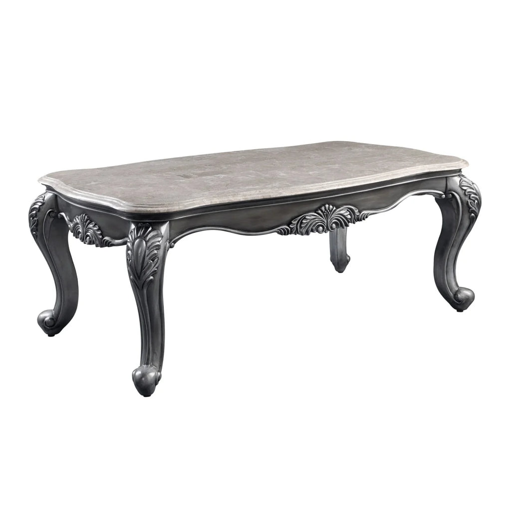Gray Marble Top Coffee Table A81950