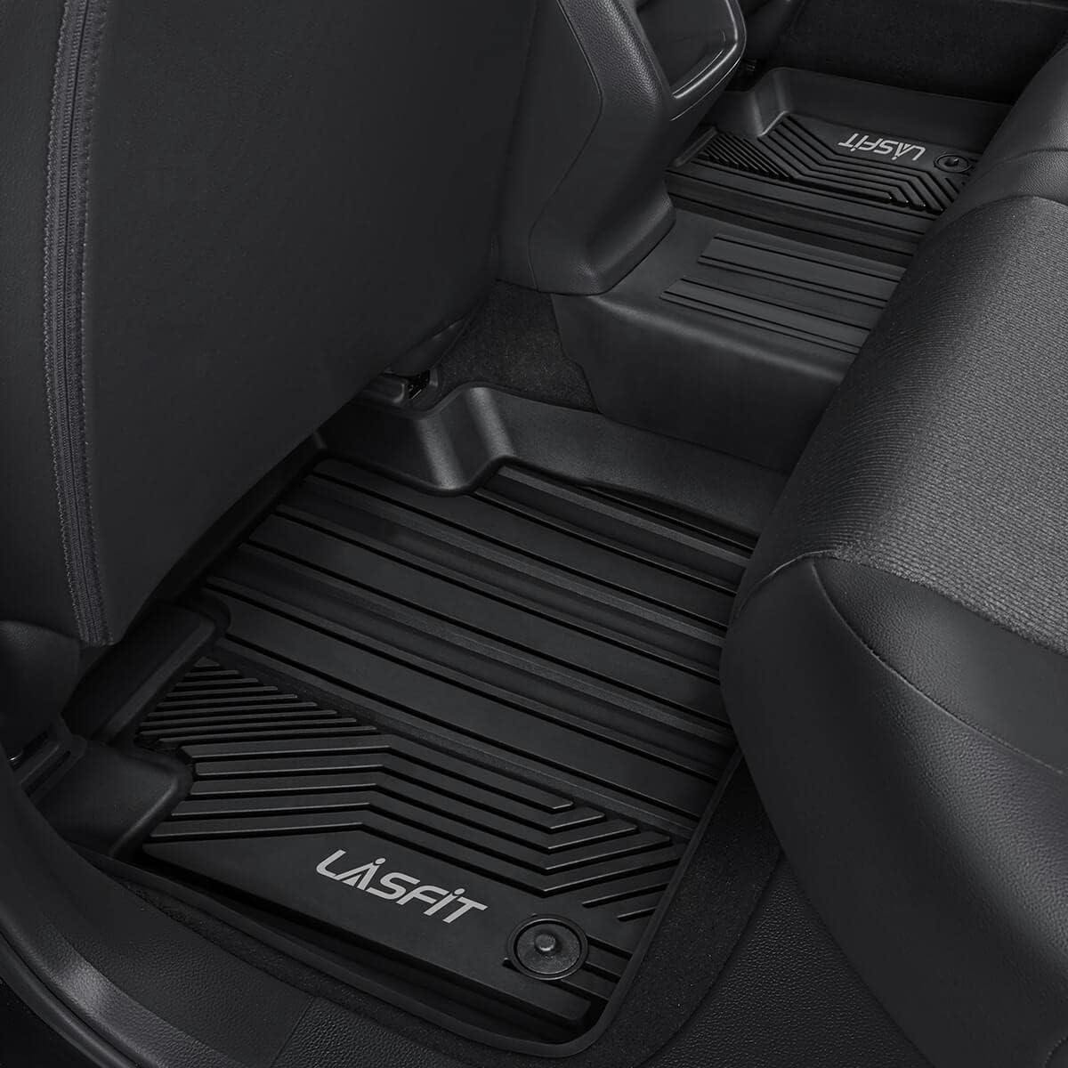 Black TPE Car Floor Liners Front & Rear E873595