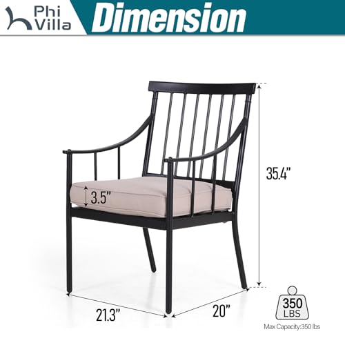 Set of 2 Beige Swivel Rocking Patio Chairs with Cushion B982449