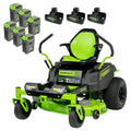 60V 42" Cordless Battery Zero Turn Riding Lawn Mower with 8Ah Batteries G213937