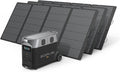 DELTA Pro Portable Power Station and 3 x 400W Portable Solar Panel G402356