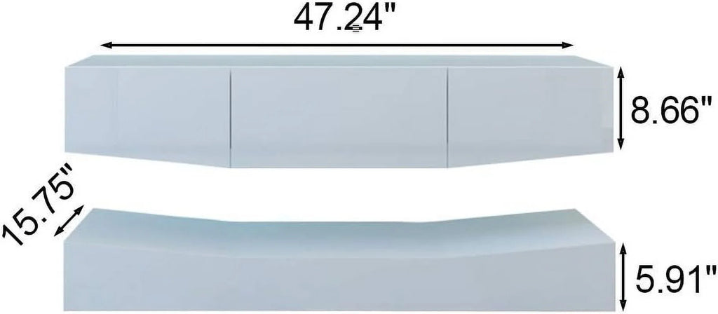 Modern TV Cabinet with LED Light High Gloss TV Stand K248541