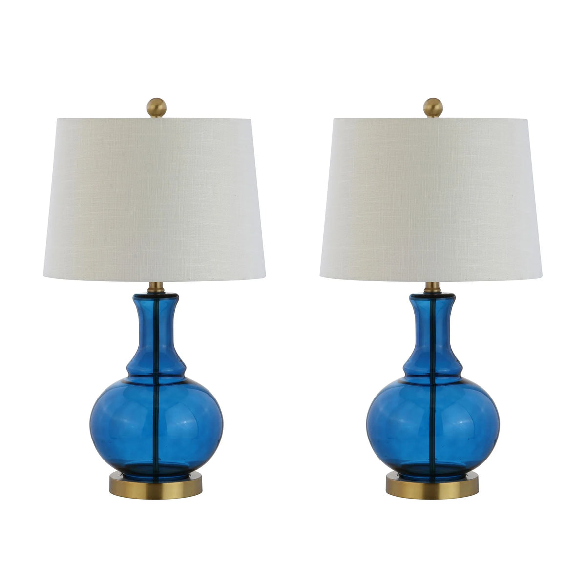 Glass LED Table Lamp Set of 2 J62430