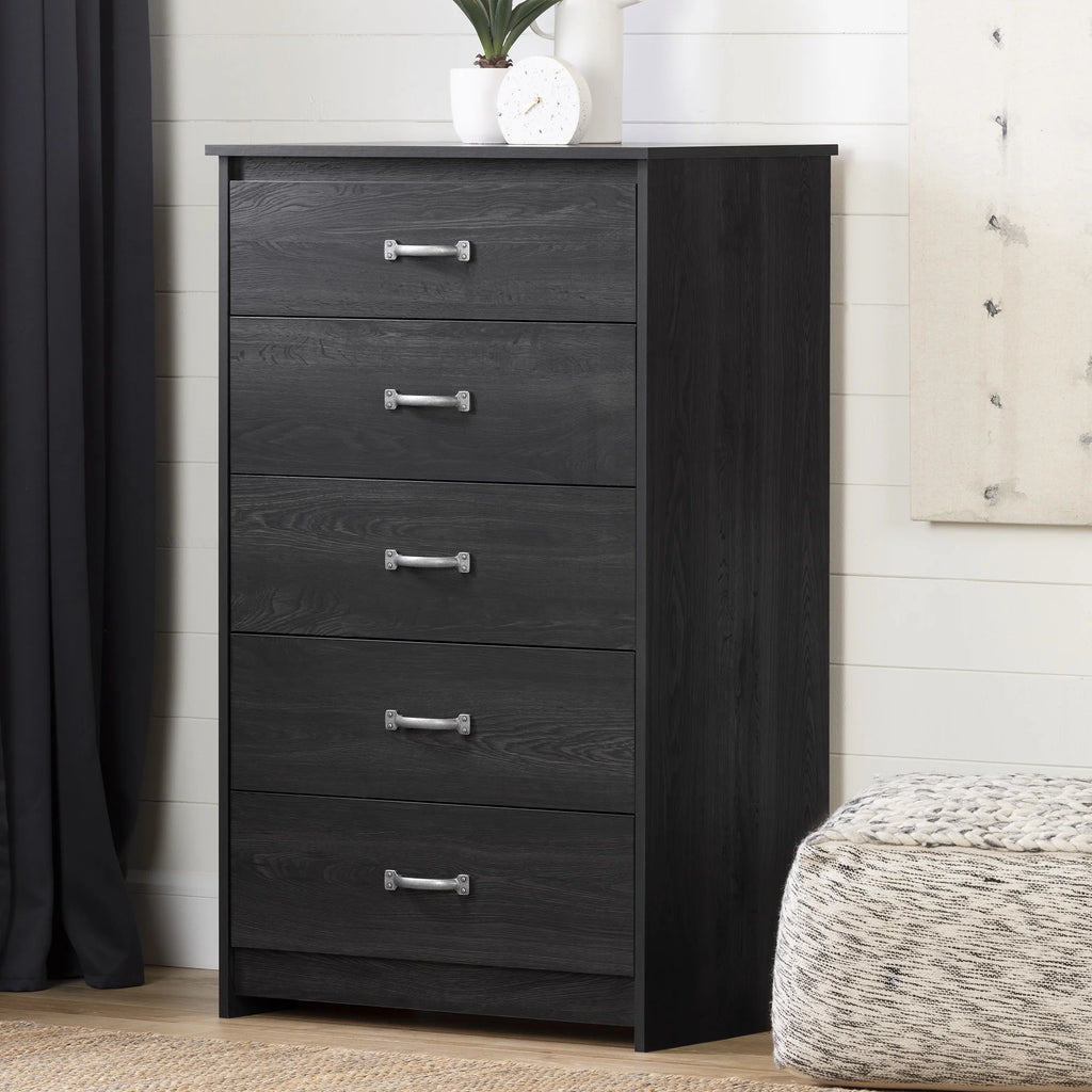 5 Drawer Weathered Oak Dresser G137