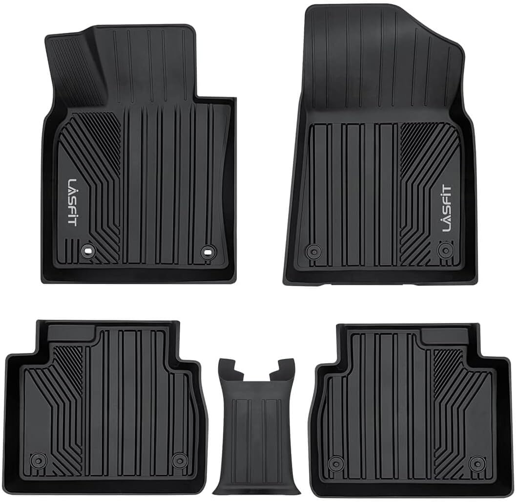 Black TPE Car Floor Liners Front & Rear E873595