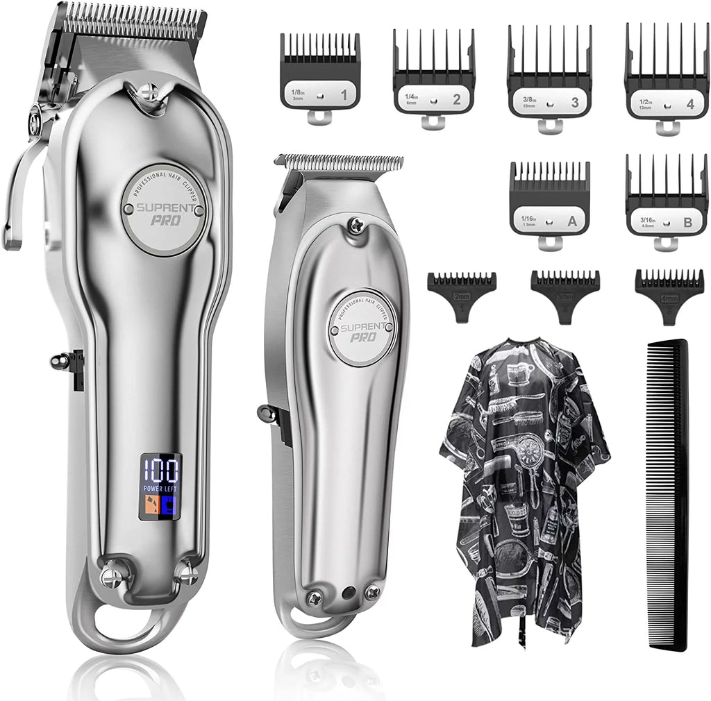 Cordless Hair Clippers & T-Blade Trimmer Combo with LED Display Z22190