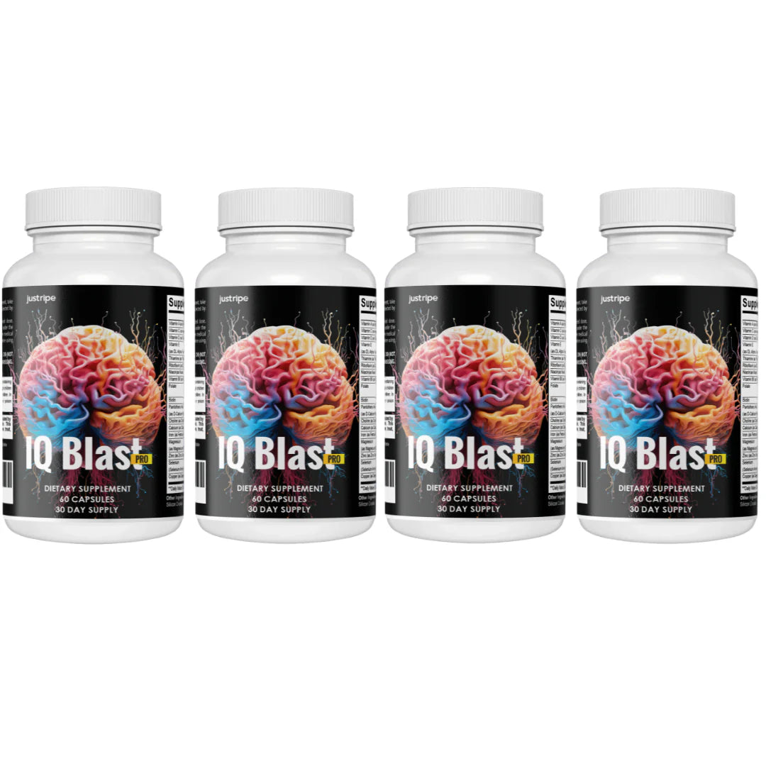 Brain Supplement Pills Capsules 4 Bottles L3855