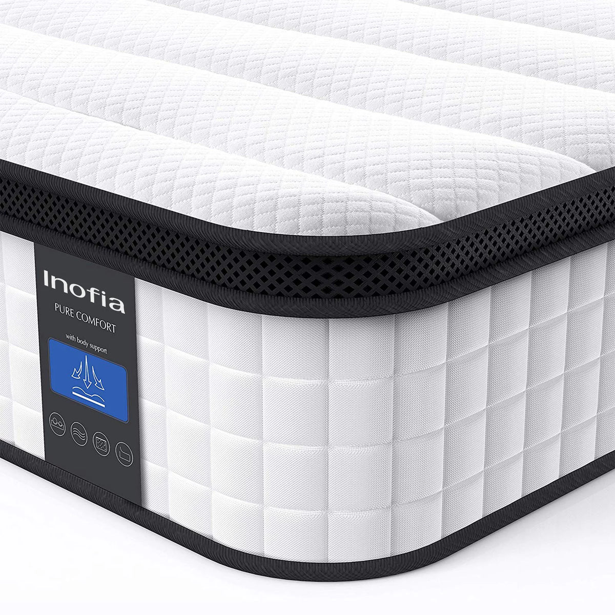 10 inch Hybrid Twin XL Memory Foam Mattress P87815