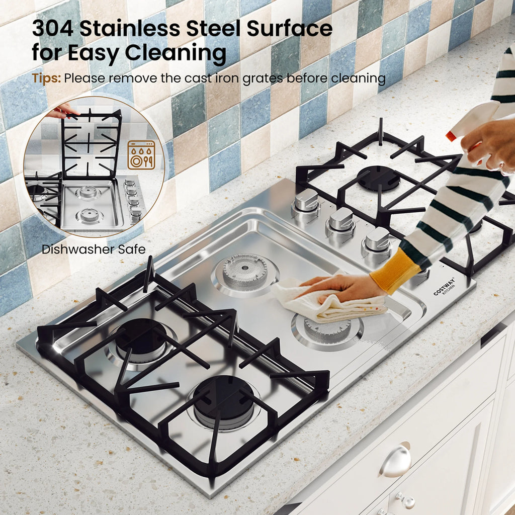 30 Gas Cooktop with 4 Sealed Burners X2907