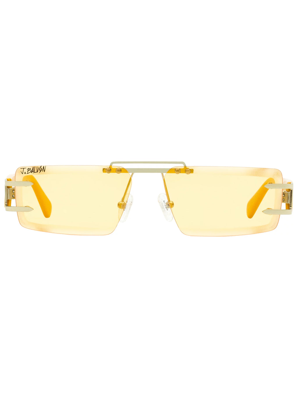 Brown Rectangular Unisex Sunglasses U133062