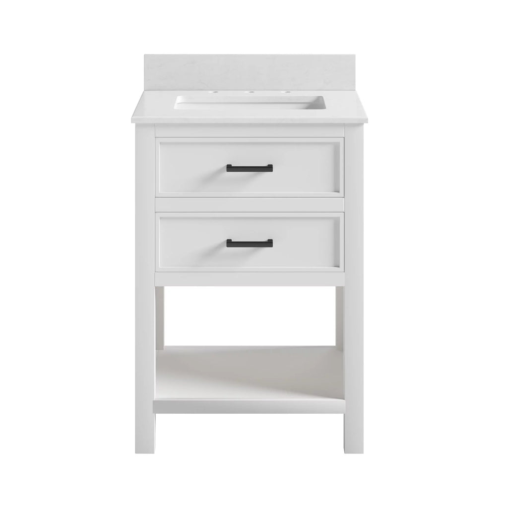 24 Inch Bathroom Vanity with Ceramic Sink A9751
