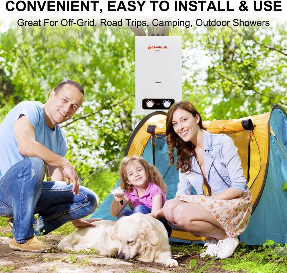 1.58GPM Outdoor Propane Tankless Gas Water Heater F198