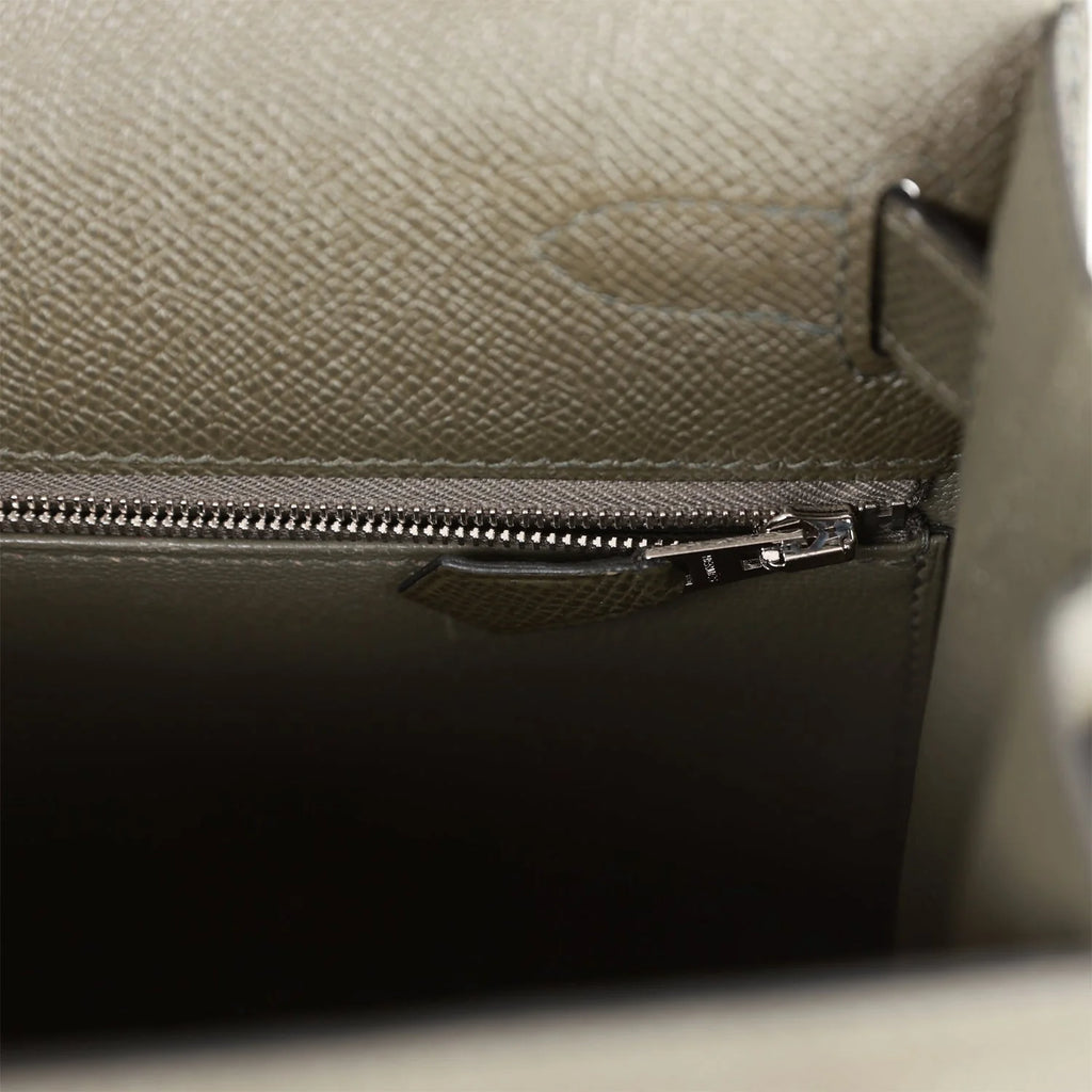 Vert De Gris Epsom Palladium Hardware Bag K488533