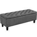 Modern Tufted Storage Bench D48103