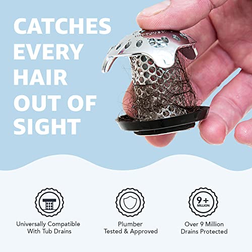 Stainless Steel Tub Drain Protector Hair Catcher R767644