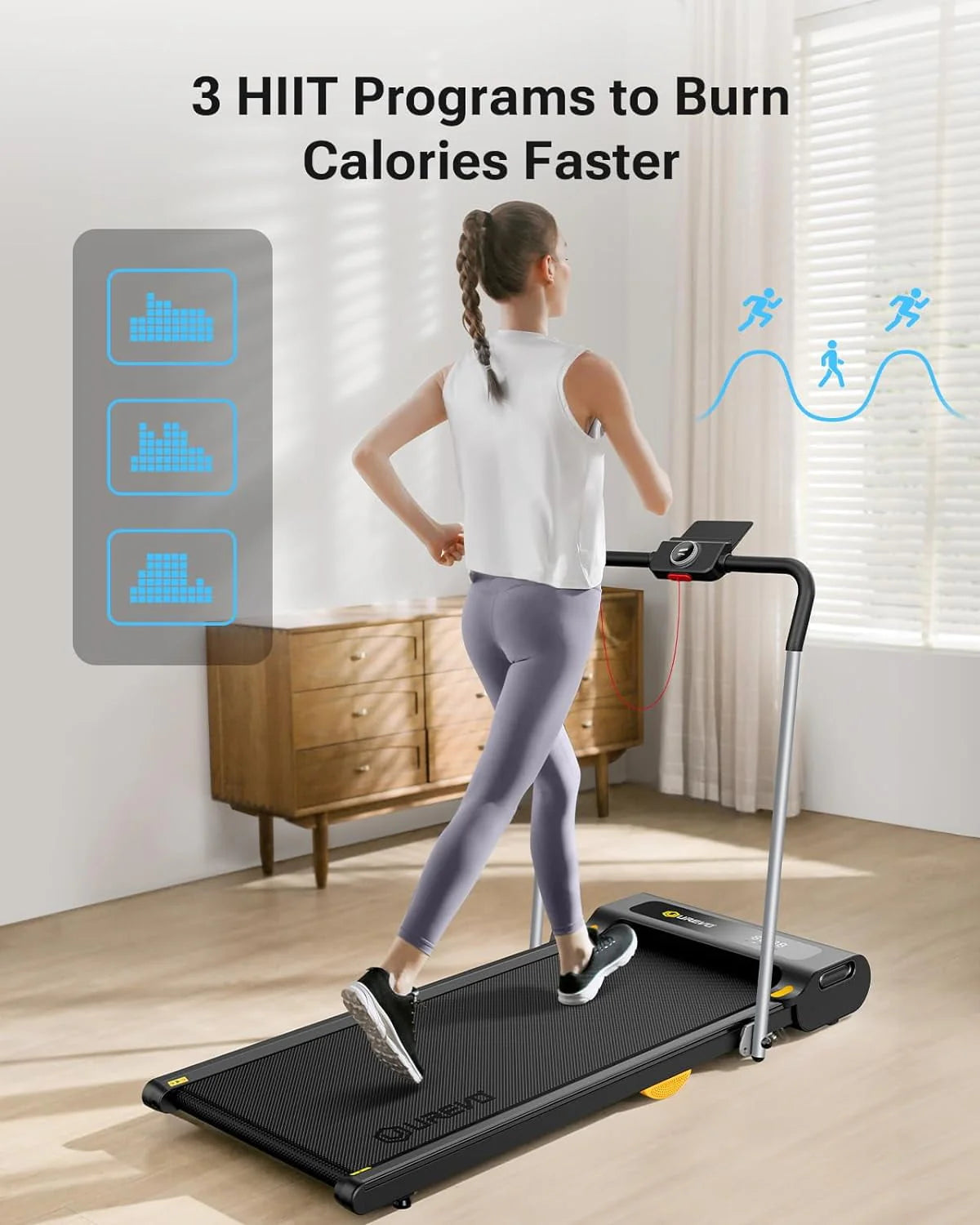 2 in 1 Folding Treadmill 2.5HP N8713