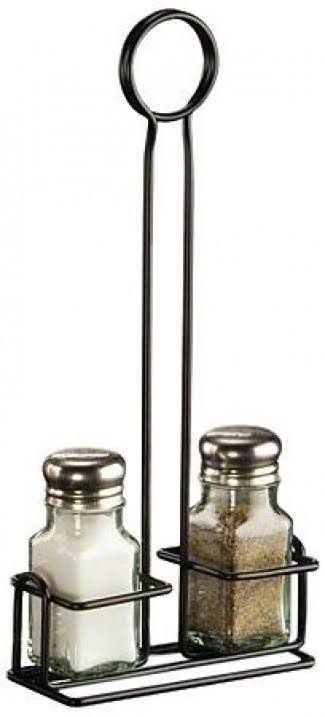 12" Black Salt and Pepper Rack C245