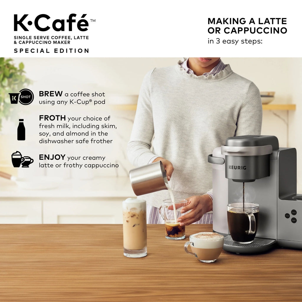 Single Serve Coffee Latte and Cappuccino Maker C550565