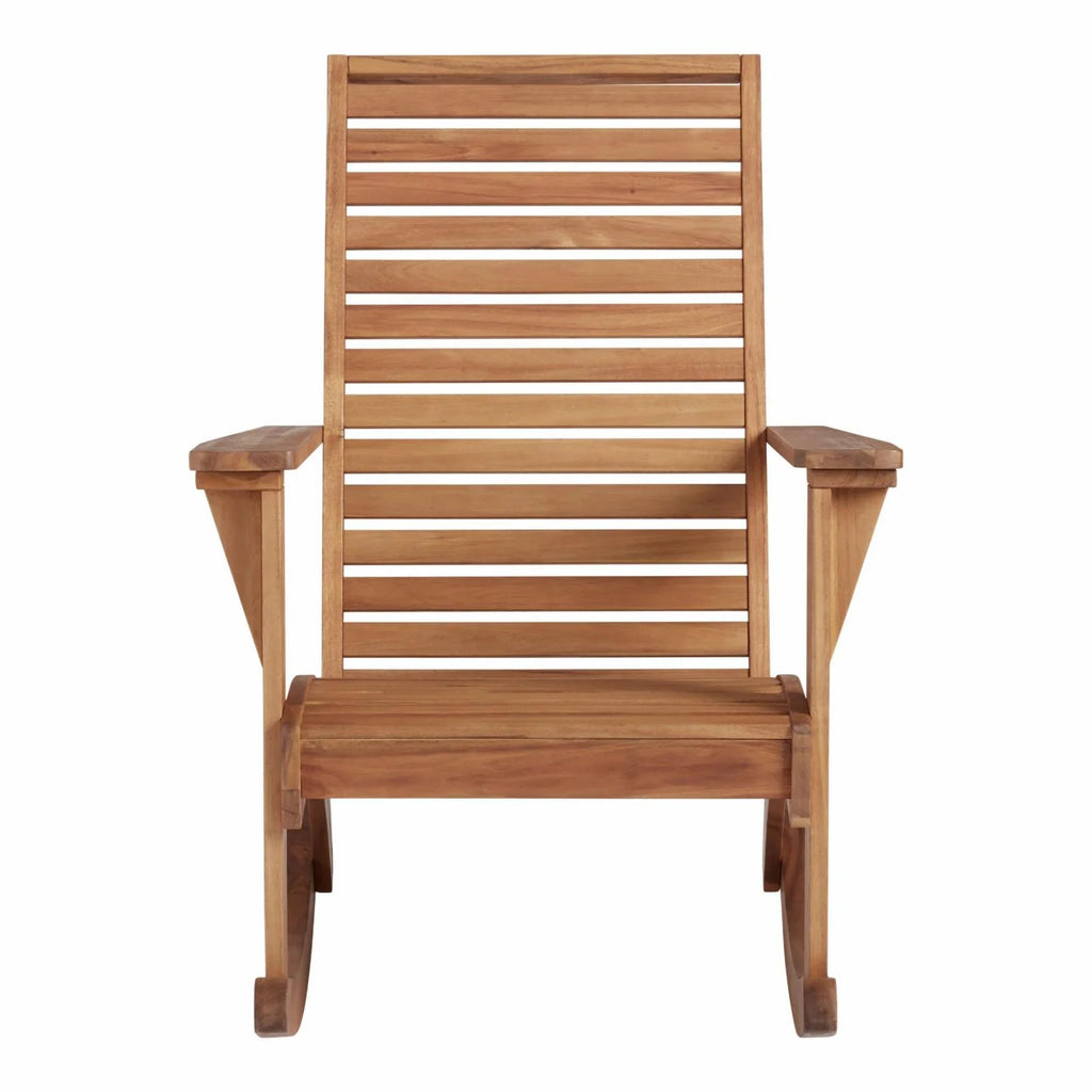 Natural Outdoor Rocking Chair Y11575