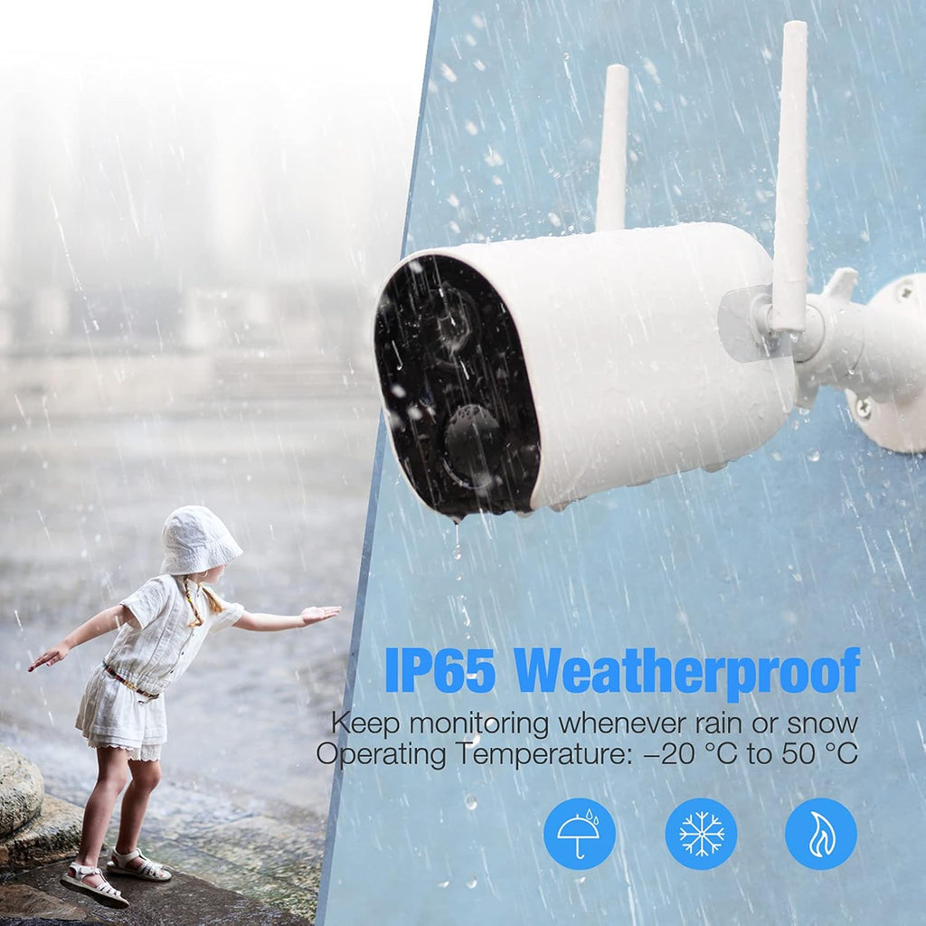 1080P Battery Powered Wireless Outdoor Security Cameras H907