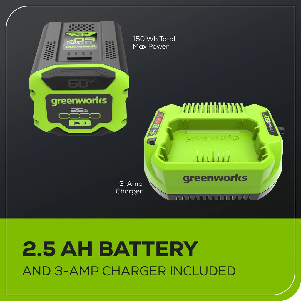 60V 8 Edger with 2.5Ah Battery & Charger N183