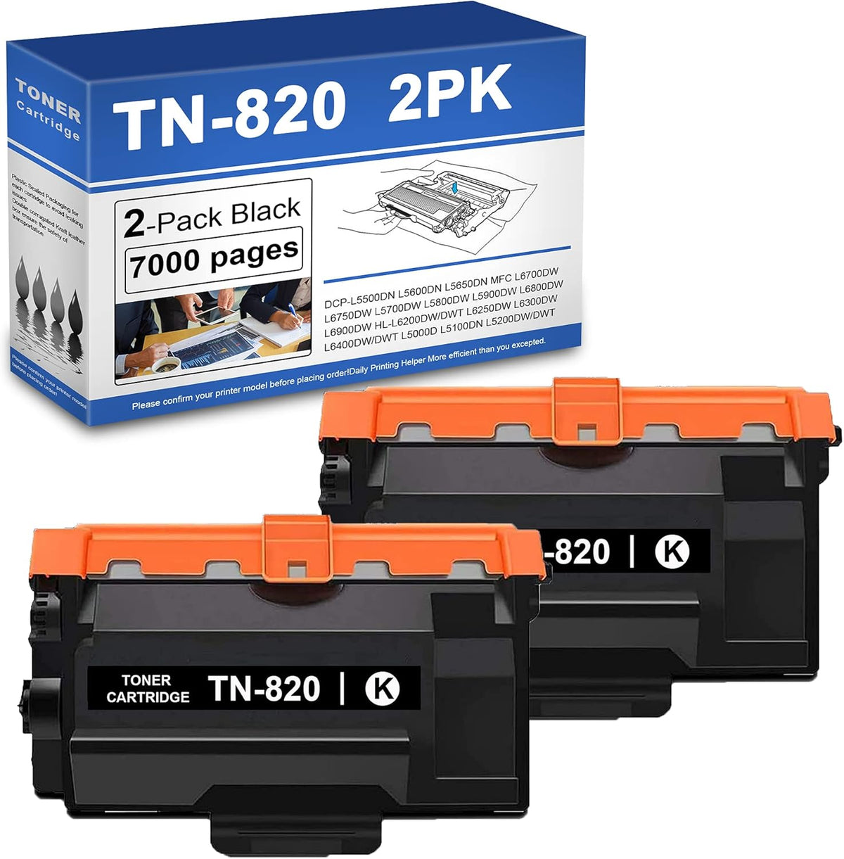 2 Pack Black Toner Cartridge E349564