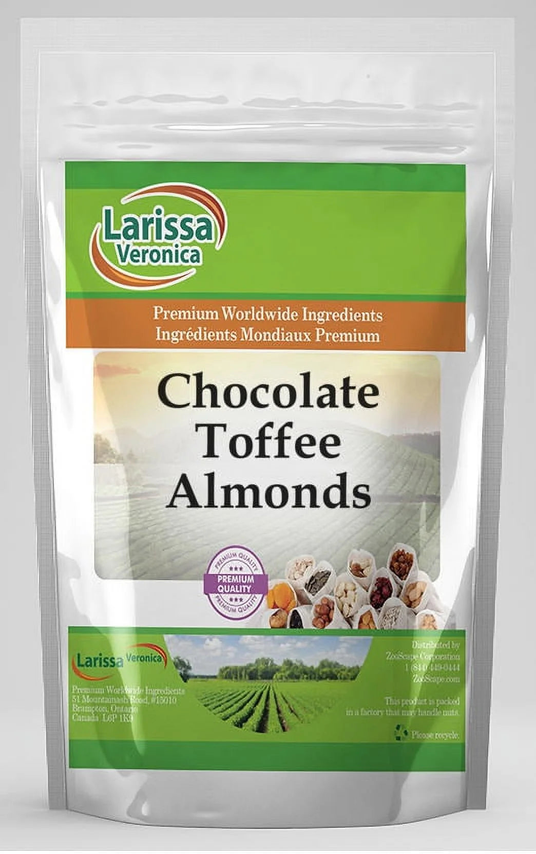 Chocolate Toffee Almonds 8 oz 2-Pack H406401