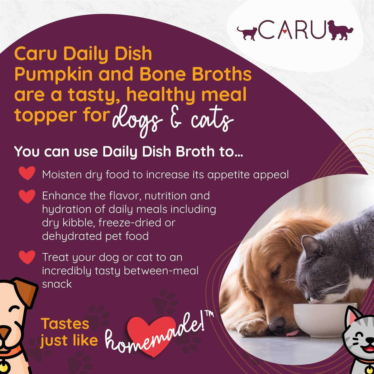 Beef Broth Meal Topper for Cats & Dogs H698