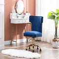 Wingback Chair with Five-Star Base and Casters I681