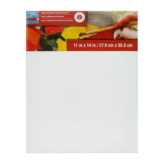 White Gallery Wrapped Canvas 12 Pack U4918