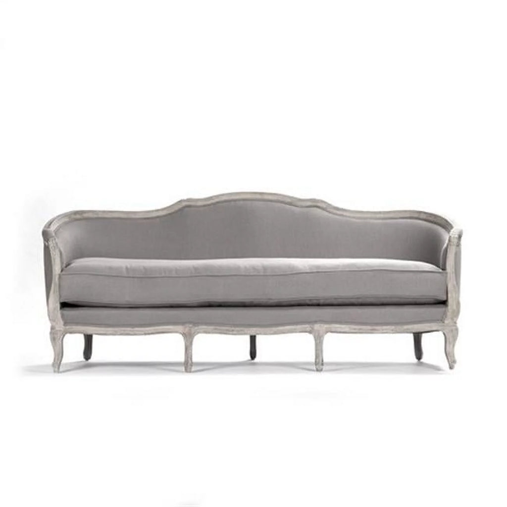 Grey Linen Sofa N226