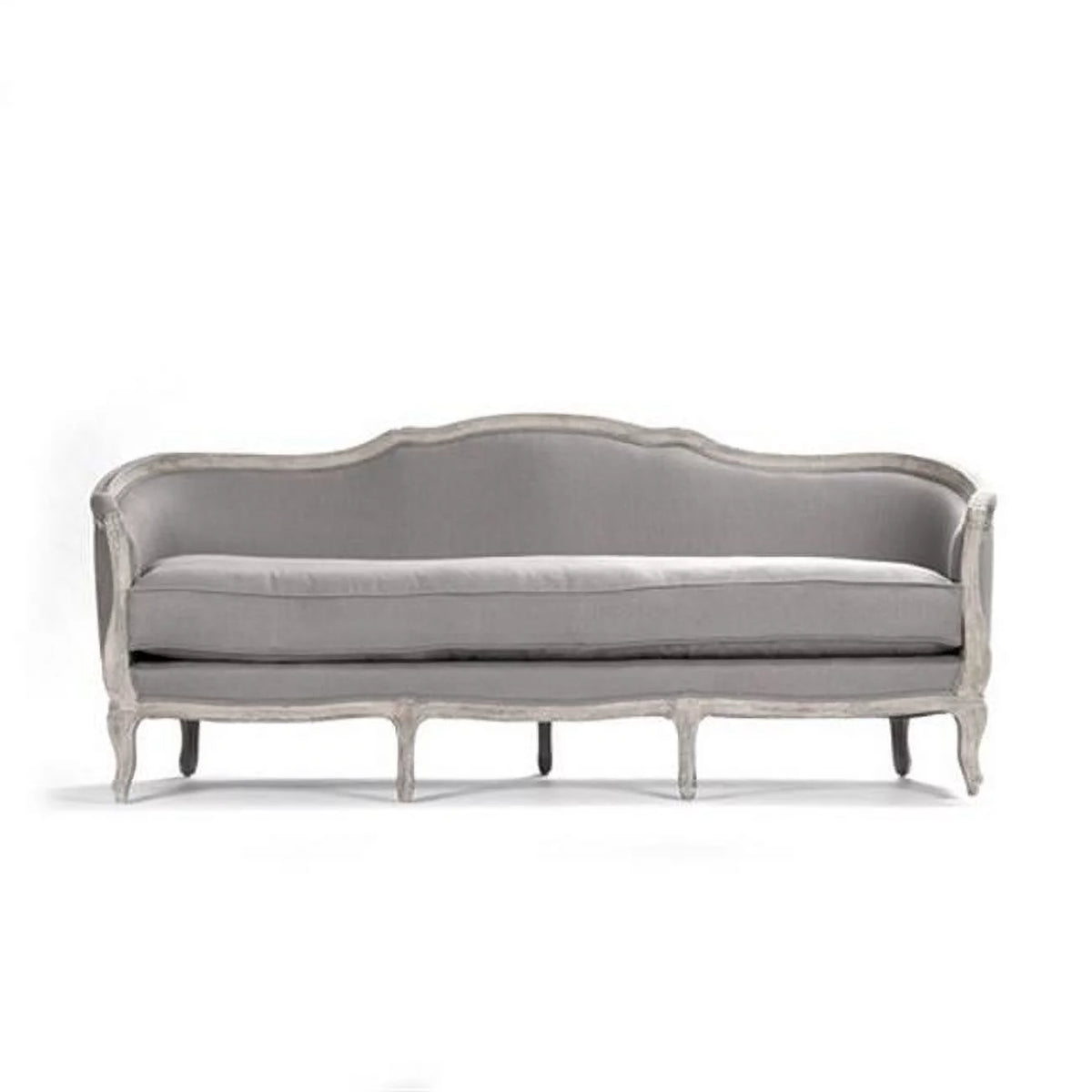 Grey Linen Sofa N226