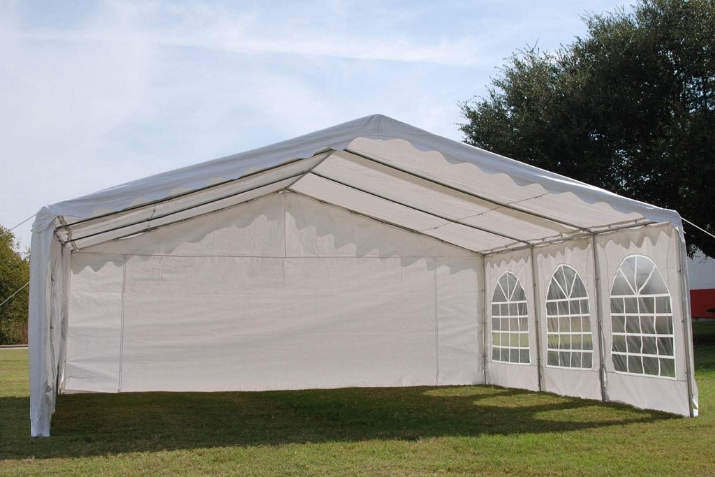 White 20'x20' Outdoor Party Tent Canopy Shelter Q63084